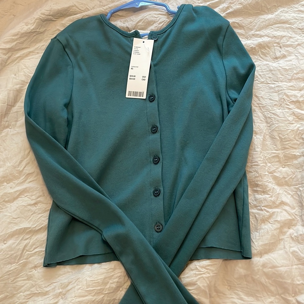 Teal long sleeve from urban outfitters